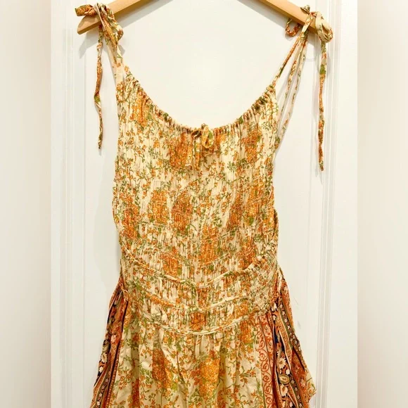 FREE PEOPLE Run Free Ruched Romper - Picture 4 of 9